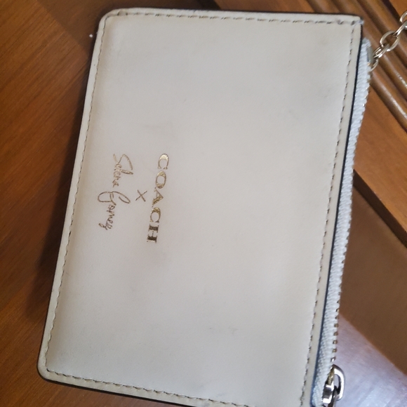 Authentic Coach X Selena Gomez Card/ID Holder with Keychain GUC - Picture 11 of 11